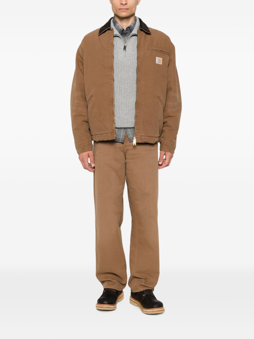 giacca og detroit wip uomo beige scuro 