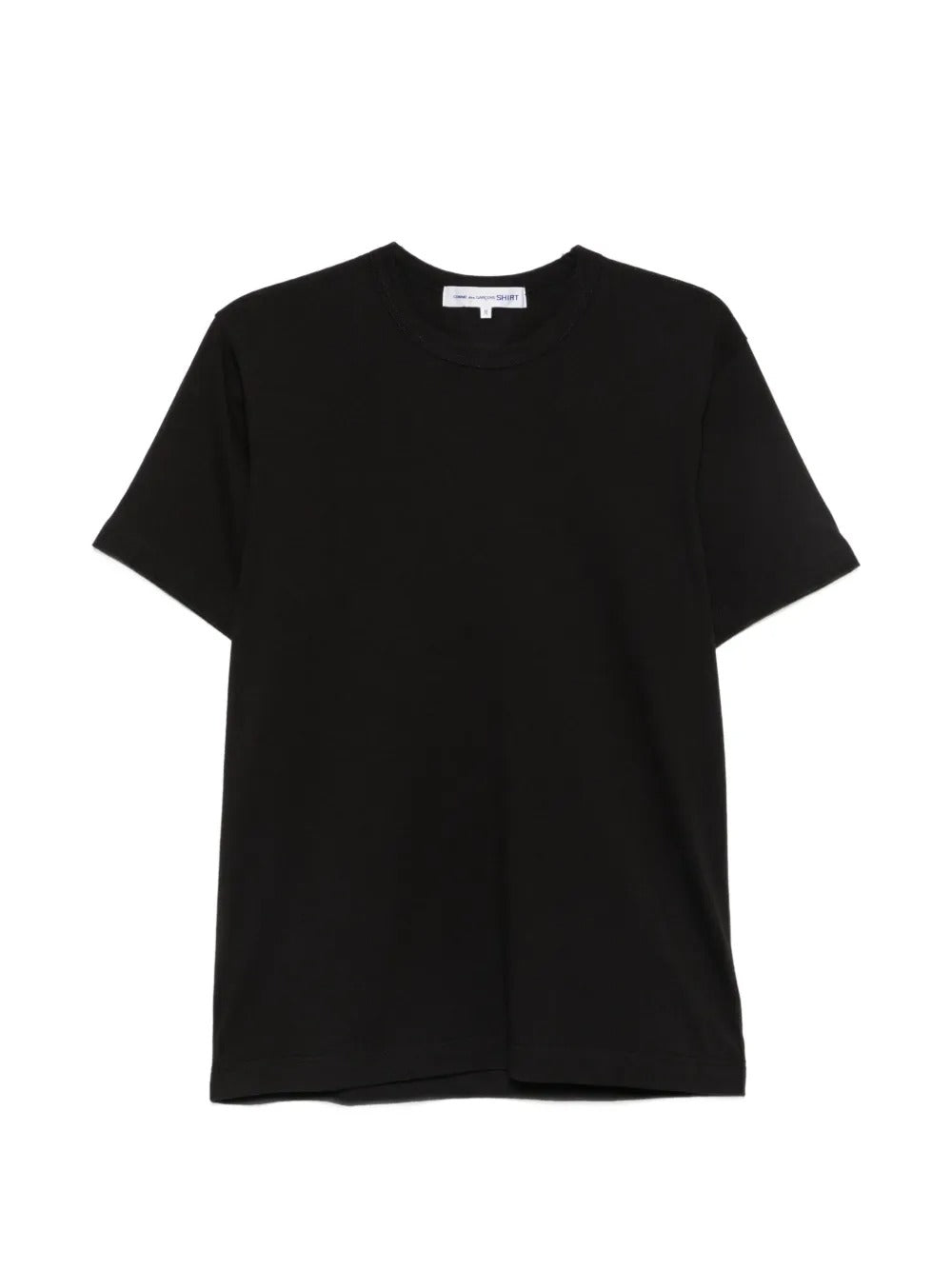 t-shirt con logo posteriore uomo nera 