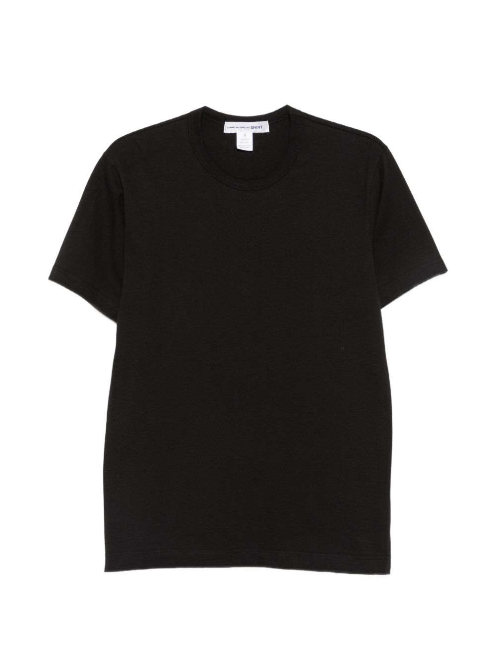 t-shirt con logo posteriore uomo nera 