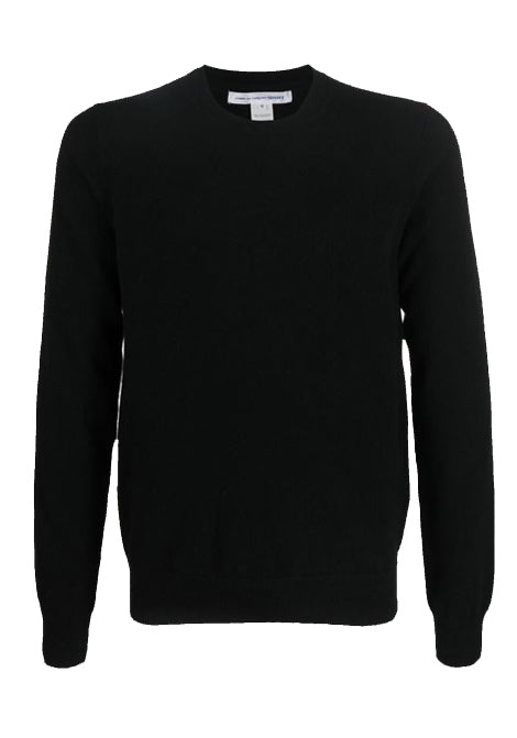 maglione girocollo uomo nero 