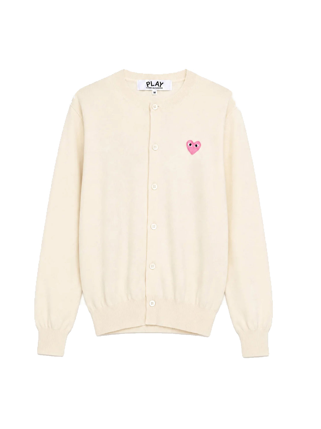 cardigan girocollo unisex natural 