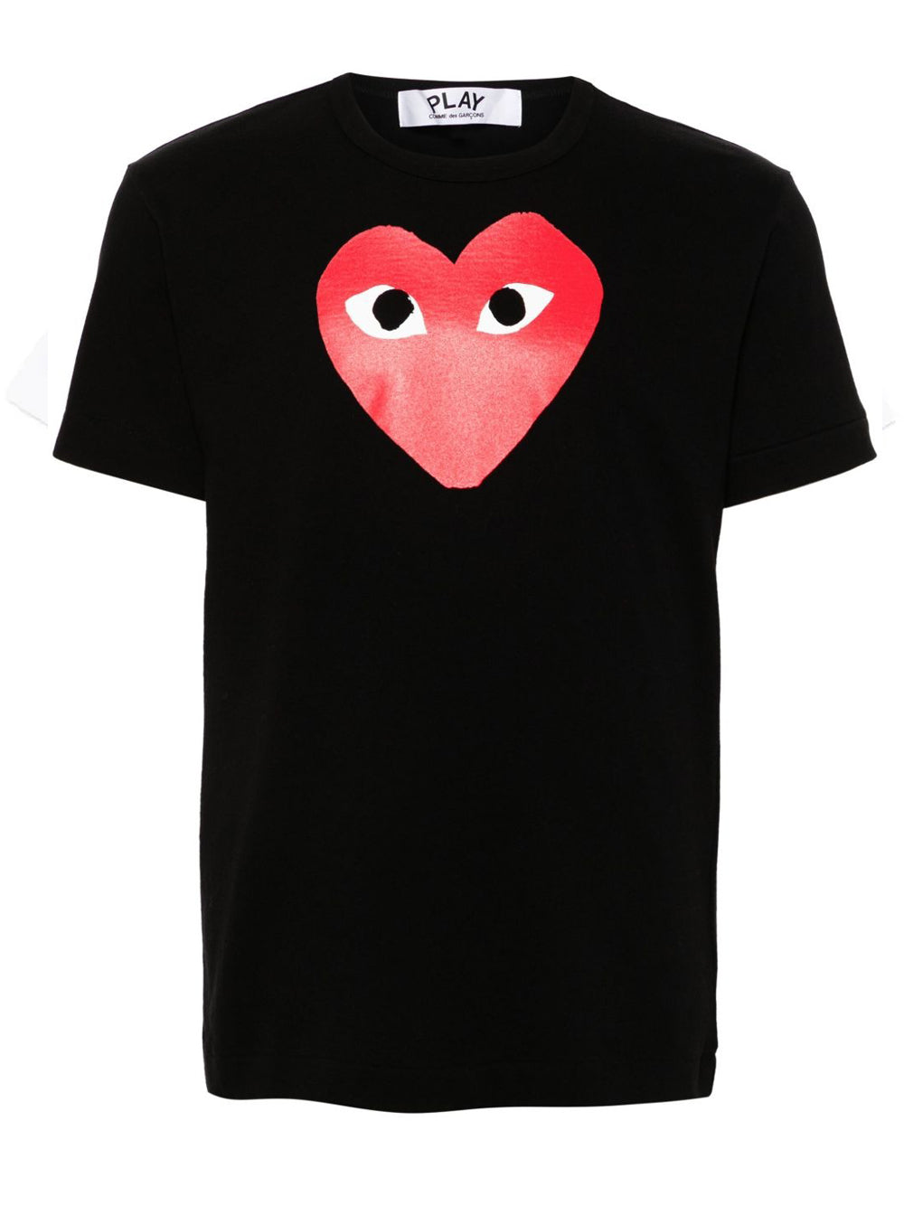 t-shirt logo print knit unisex black 