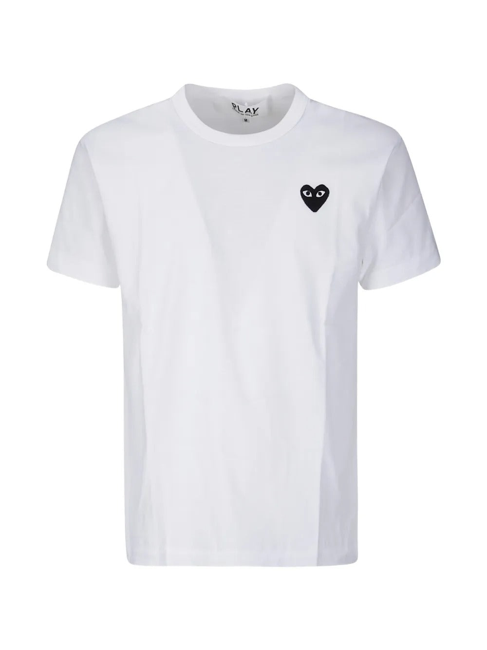 t-shirt black emblem knit unisex bianca 