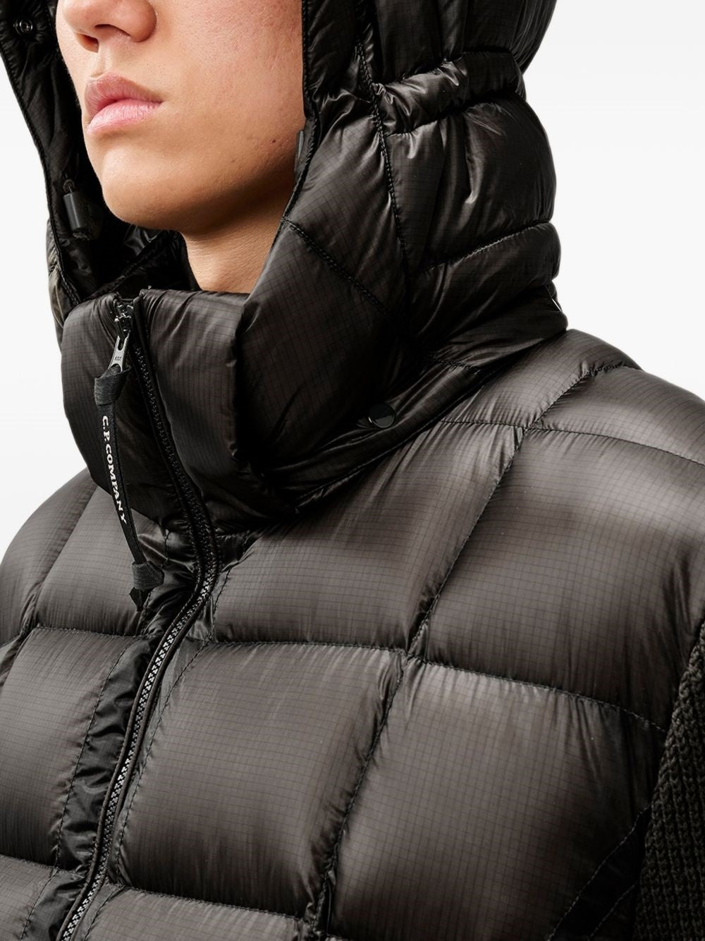 giacca extrafine merino wool mixed goggle uomo nera 