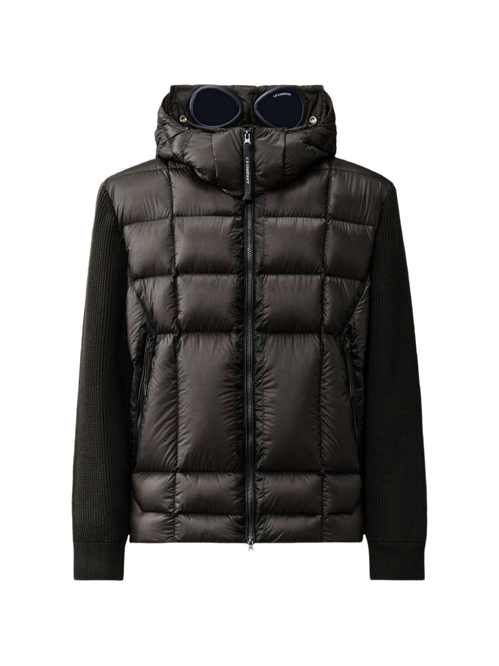 giacca extrafine merino wool mixed goggle uomo nera 