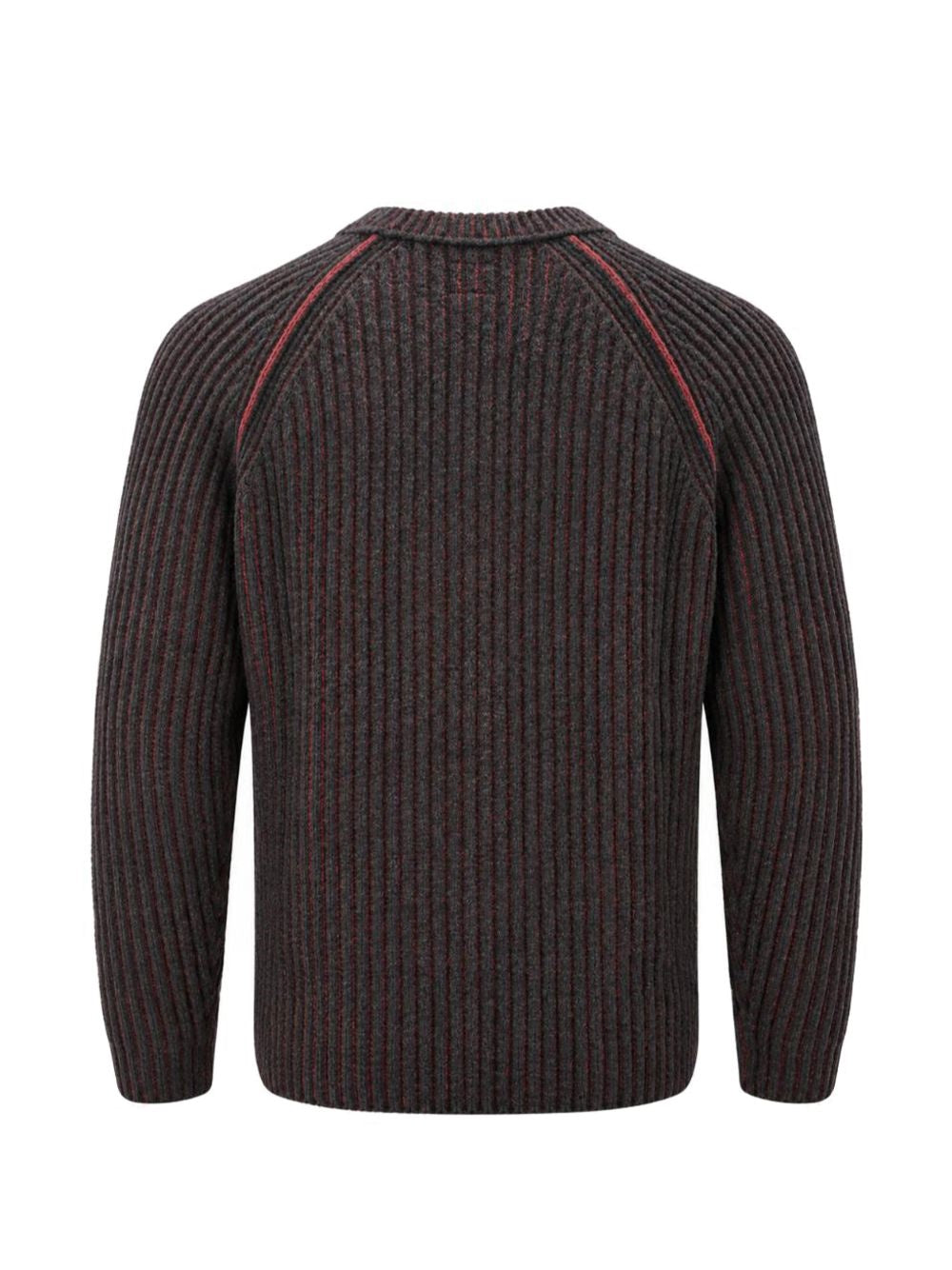 maglione fleece knit lens uomo rosso scuro 