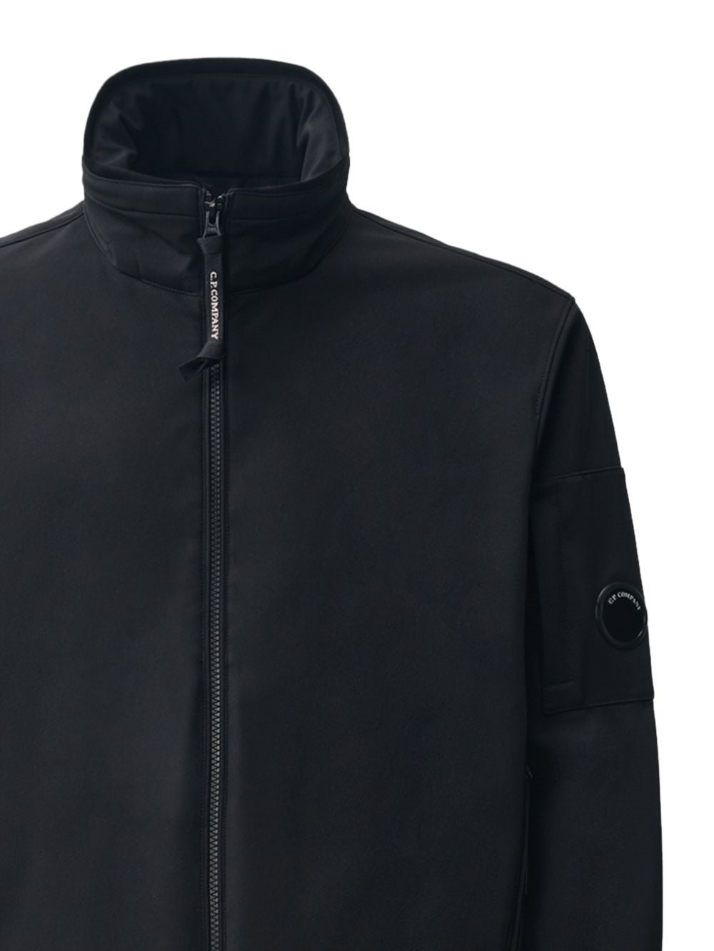 giacca shell-r concelable hood lens uomo nera 