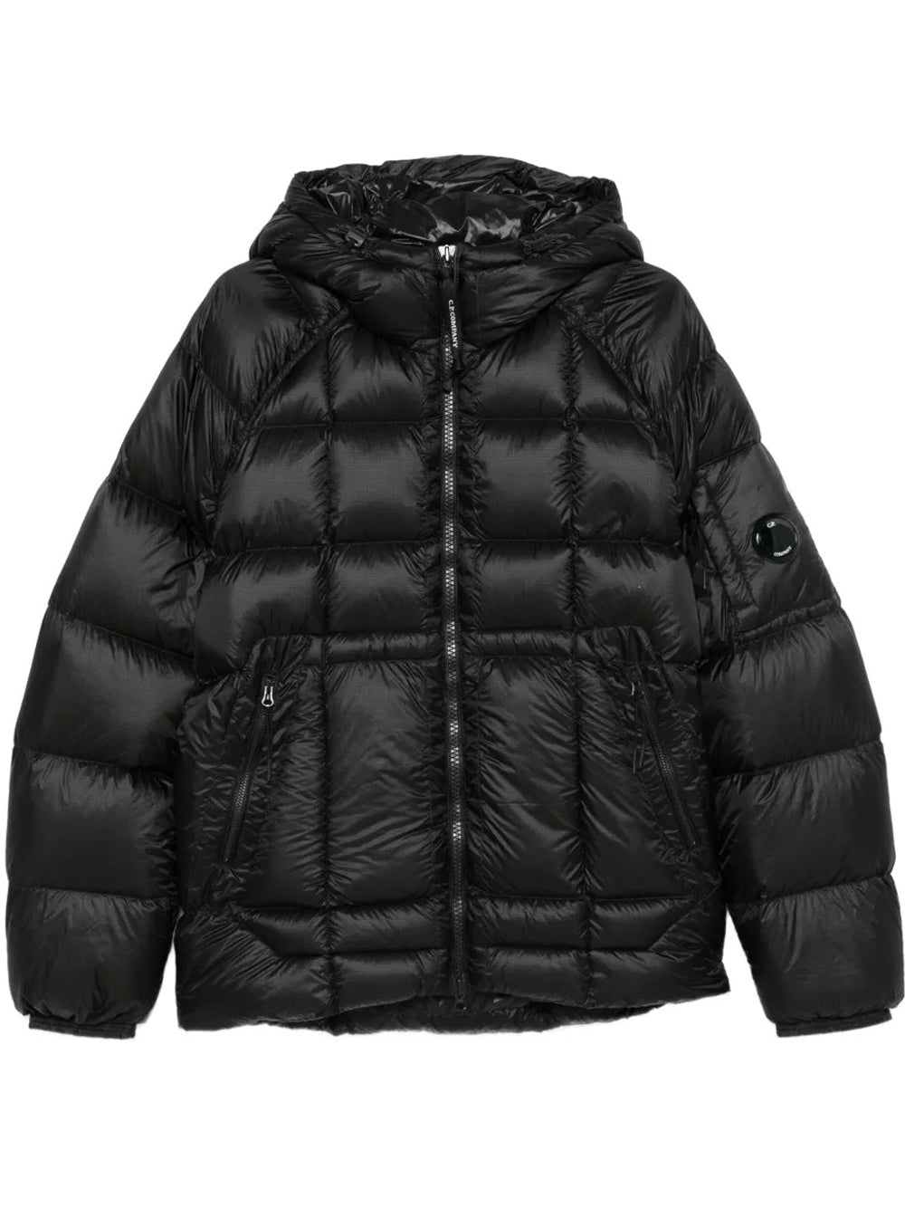 giacca imbottita dd shell hooded uomo nera 