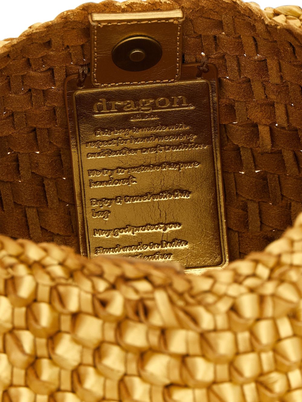 borsa basil cactus donna oro 