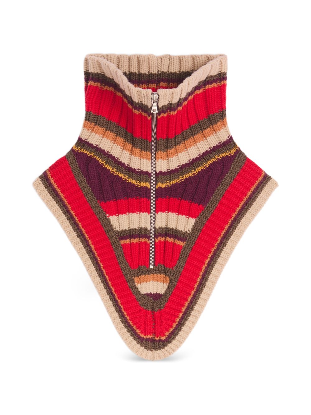 scaldacollo morriso uomo rosso e beige 