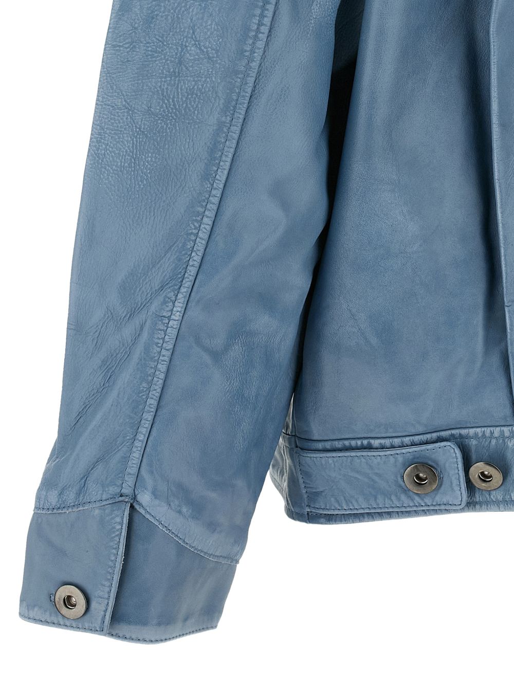 giacca trucker uomo azzurra 
