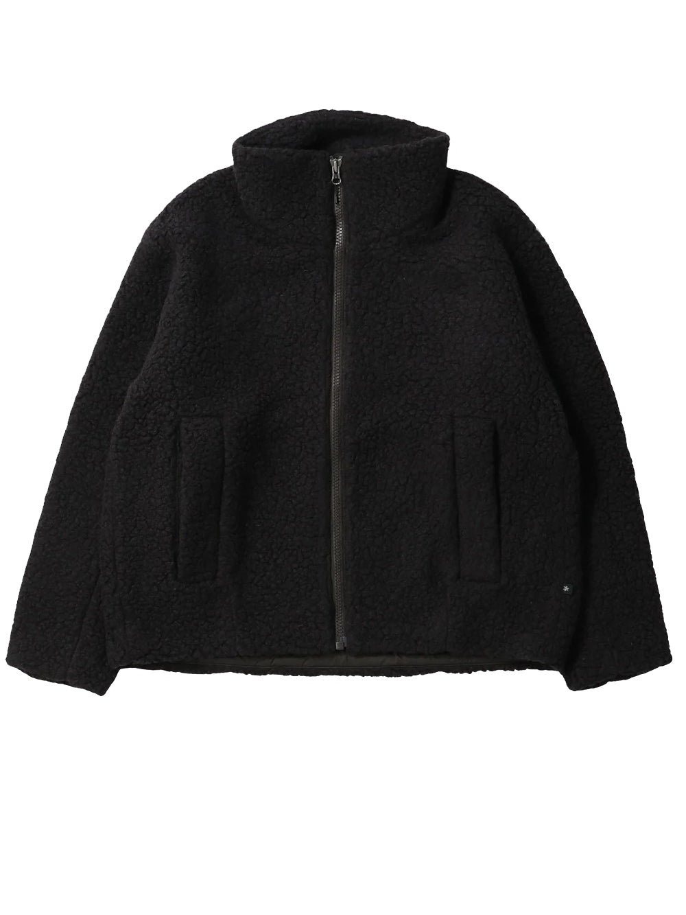 giacca deepl pile flece uomo nera 