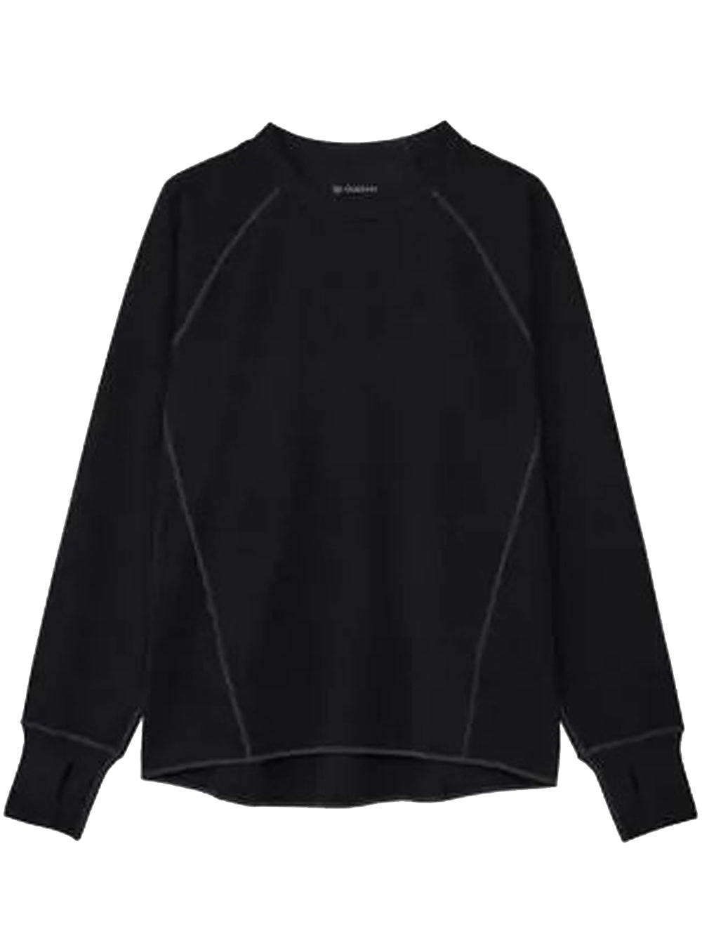 t-shirt l/s flat wf uomo nera 