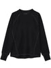 t-shirt l/s flat wf uomo nera