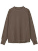 t-shirt l/s flat wf uomo marrone