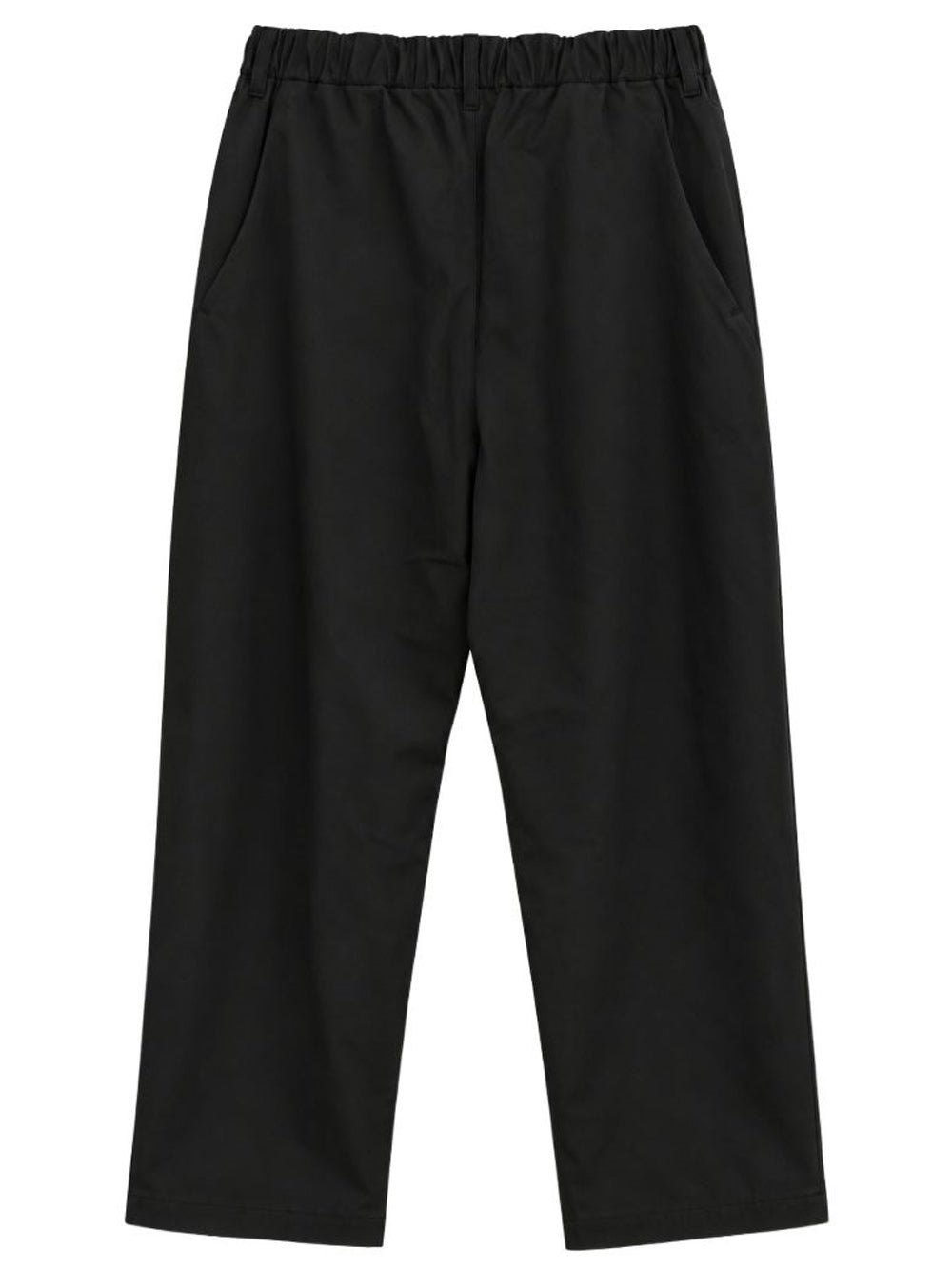 pantaloni baggy straight uomo neri 