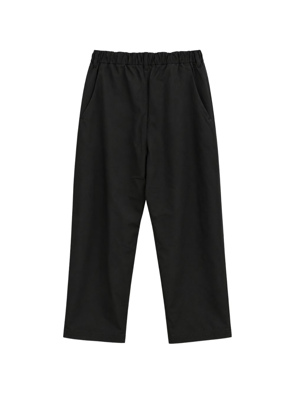 pantaloni baggy straight uomo neri 