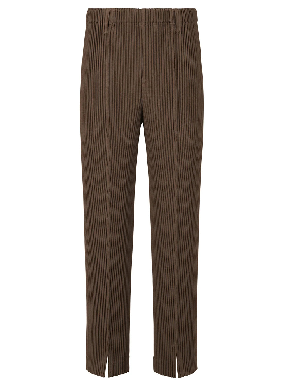 Pantaloni tailored pleats 1 uomo marroni 