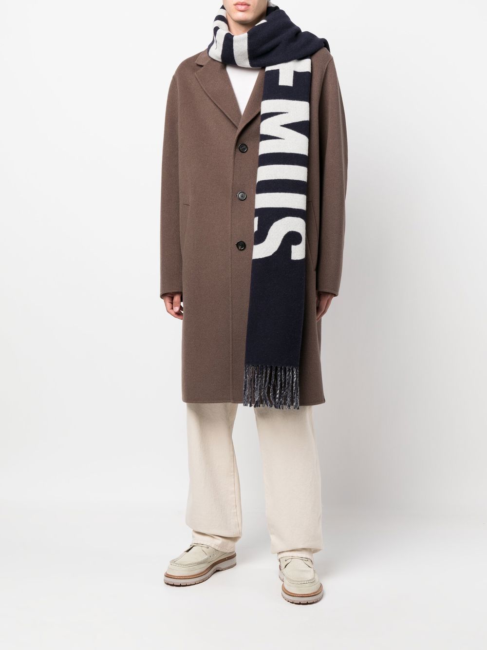 sciarpa l'echarpe jacquemus unisex navy 