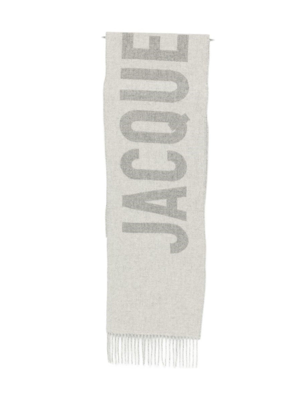 sciarpa l'echarpe jacquemus unisex grigia 