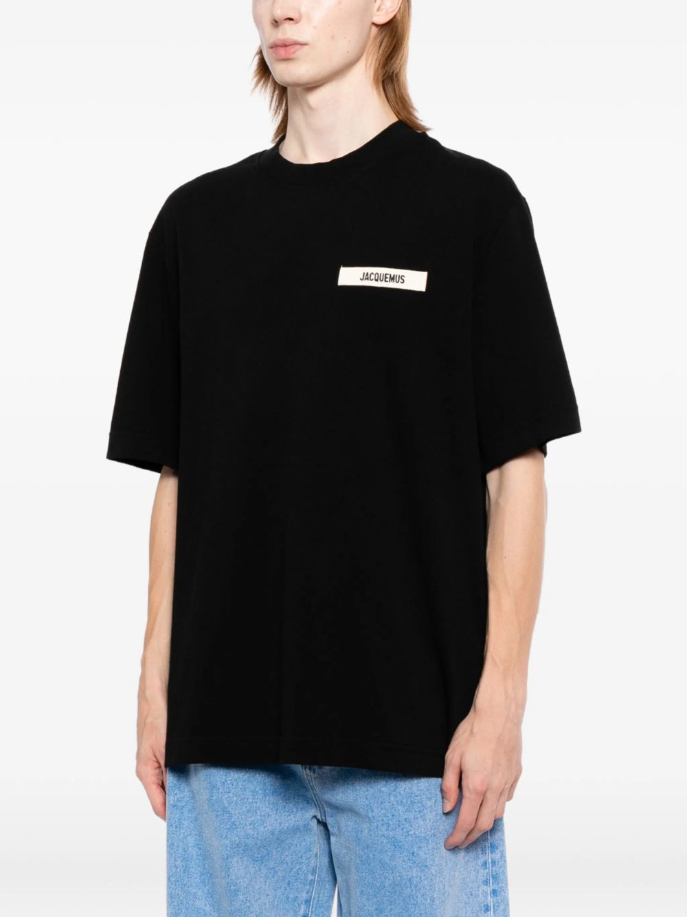 t-shirt le gros grain uomo nera 