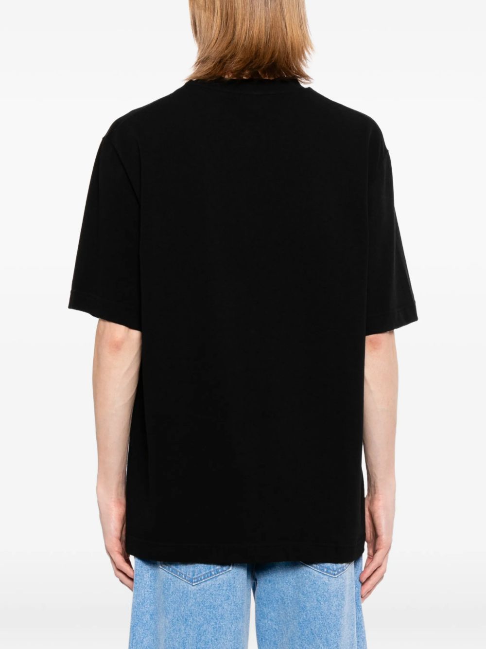 t-shirt le gros grain uomo nera 