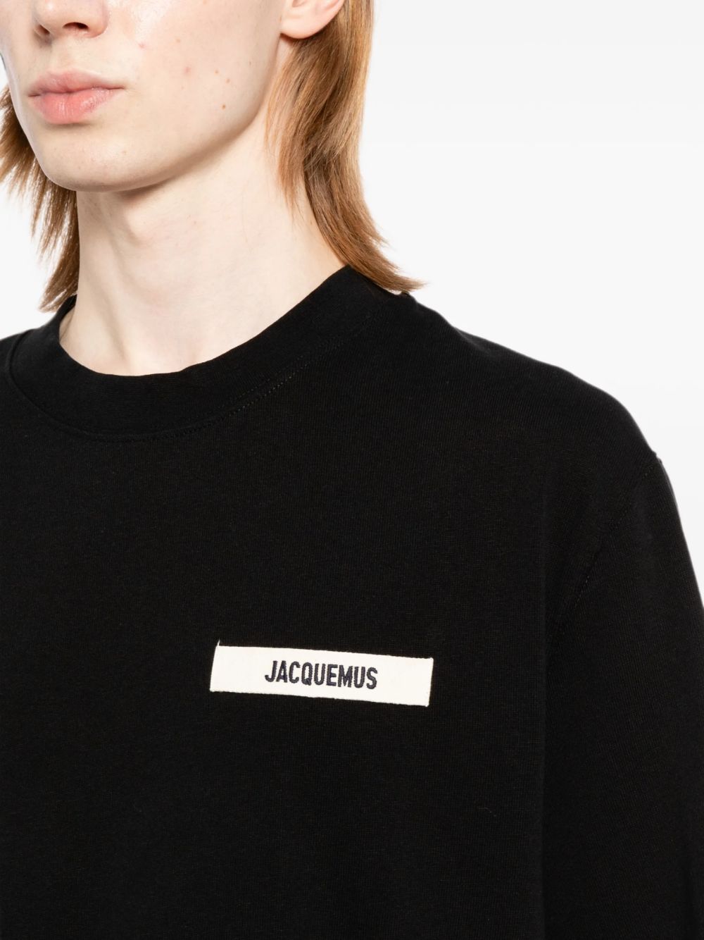 t-shirt le gros grain uomo nera 