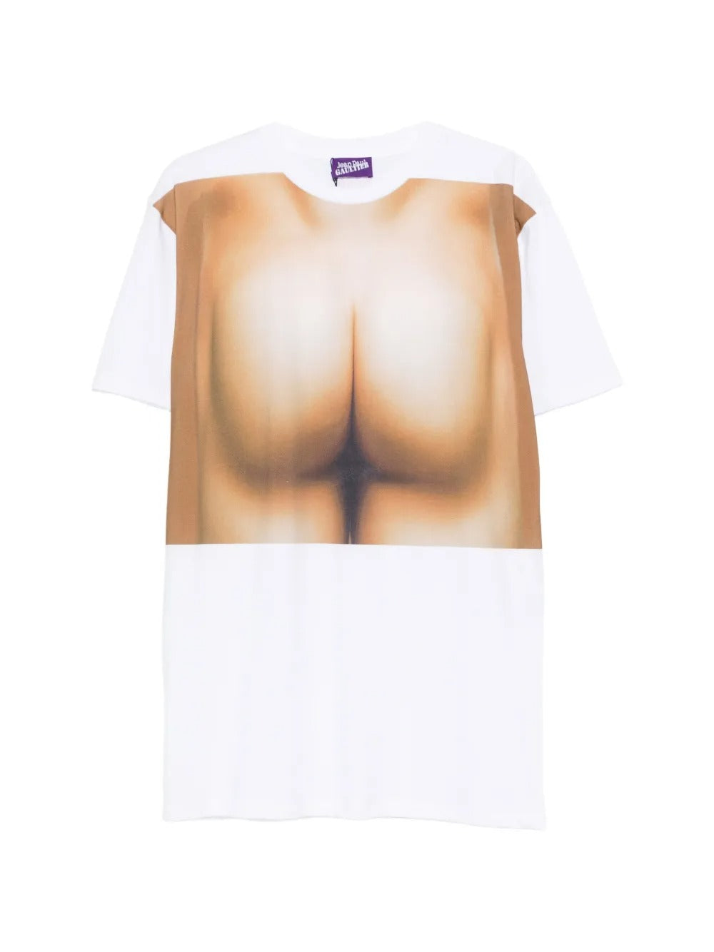 t-shirt tromp l'oeil butt donna bianca 