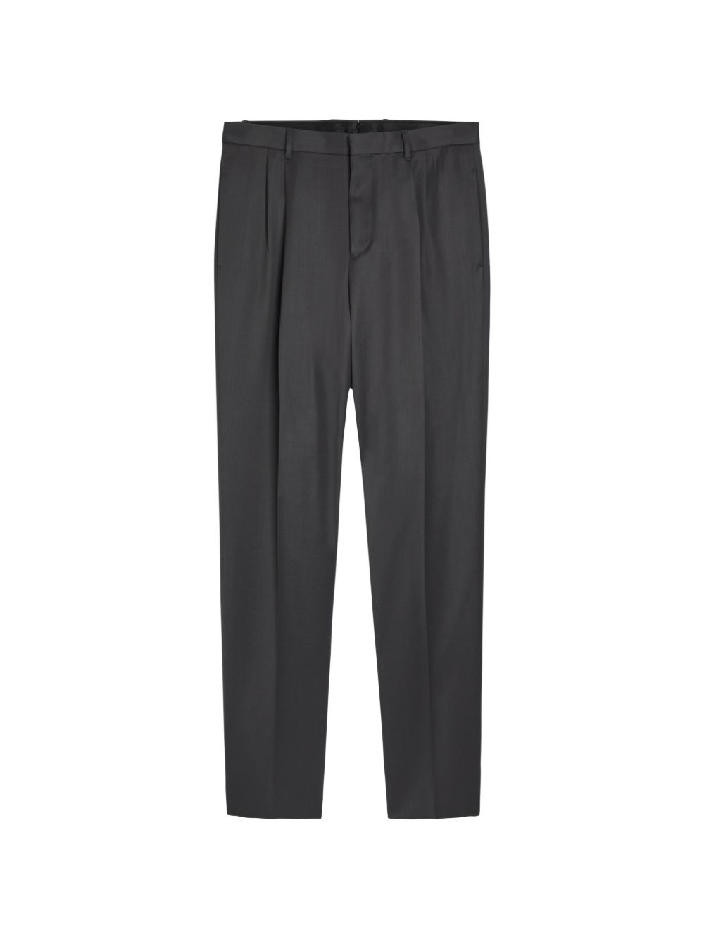 pantaloni con pieghe uomo neri 