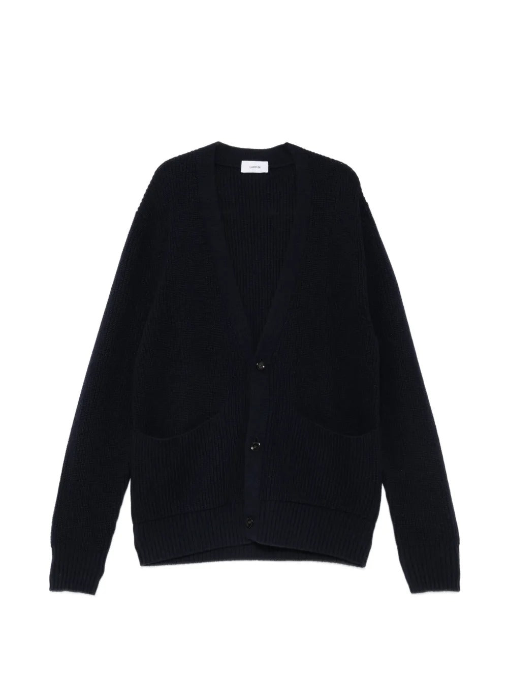 cardigan scollo v uomo navy 