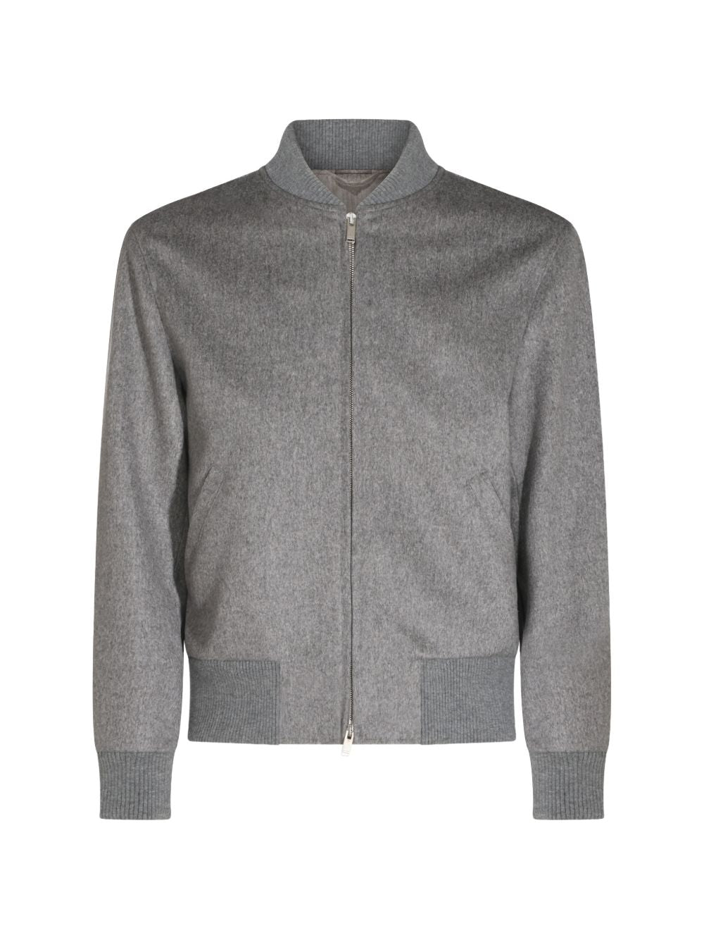 giacca bomber uomo grigia 