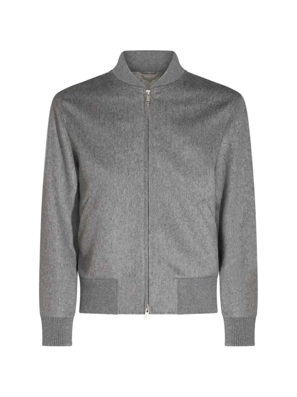 giacca bomber uomo grigia 