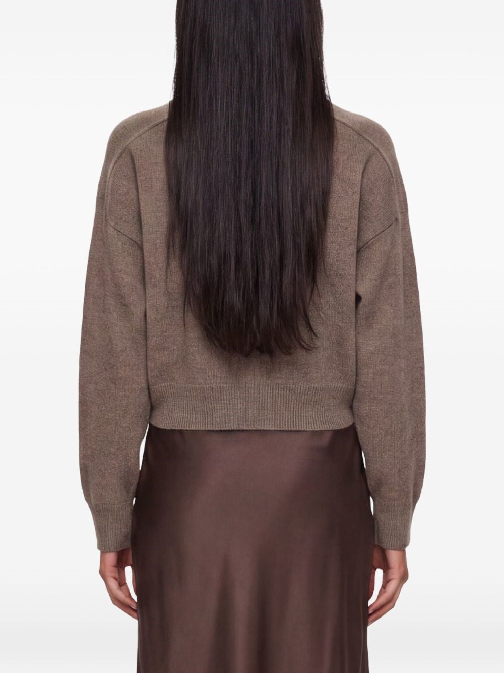 maglione anzor lds donna nero beige scuro 