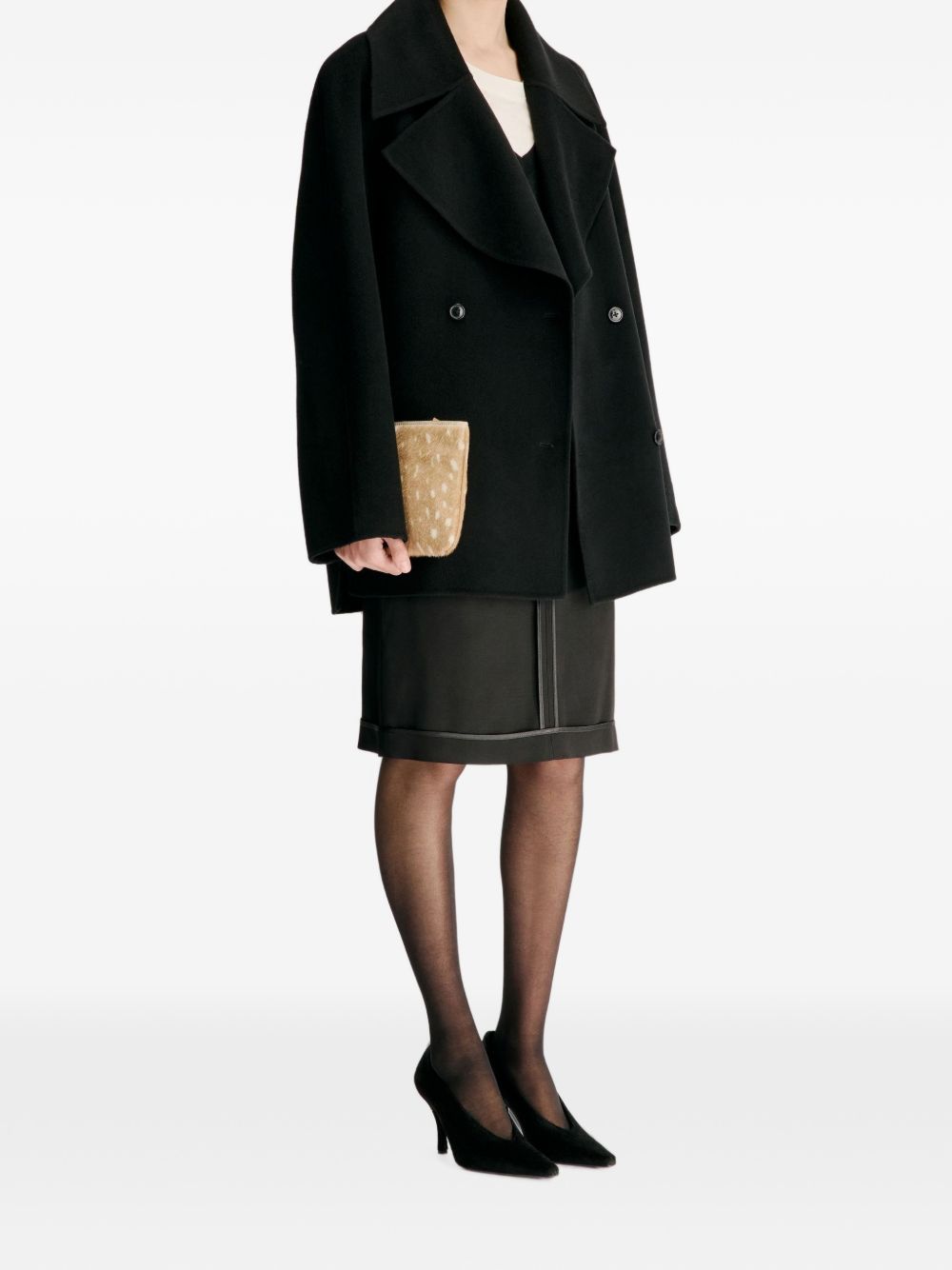 cappotto neil donna nero 