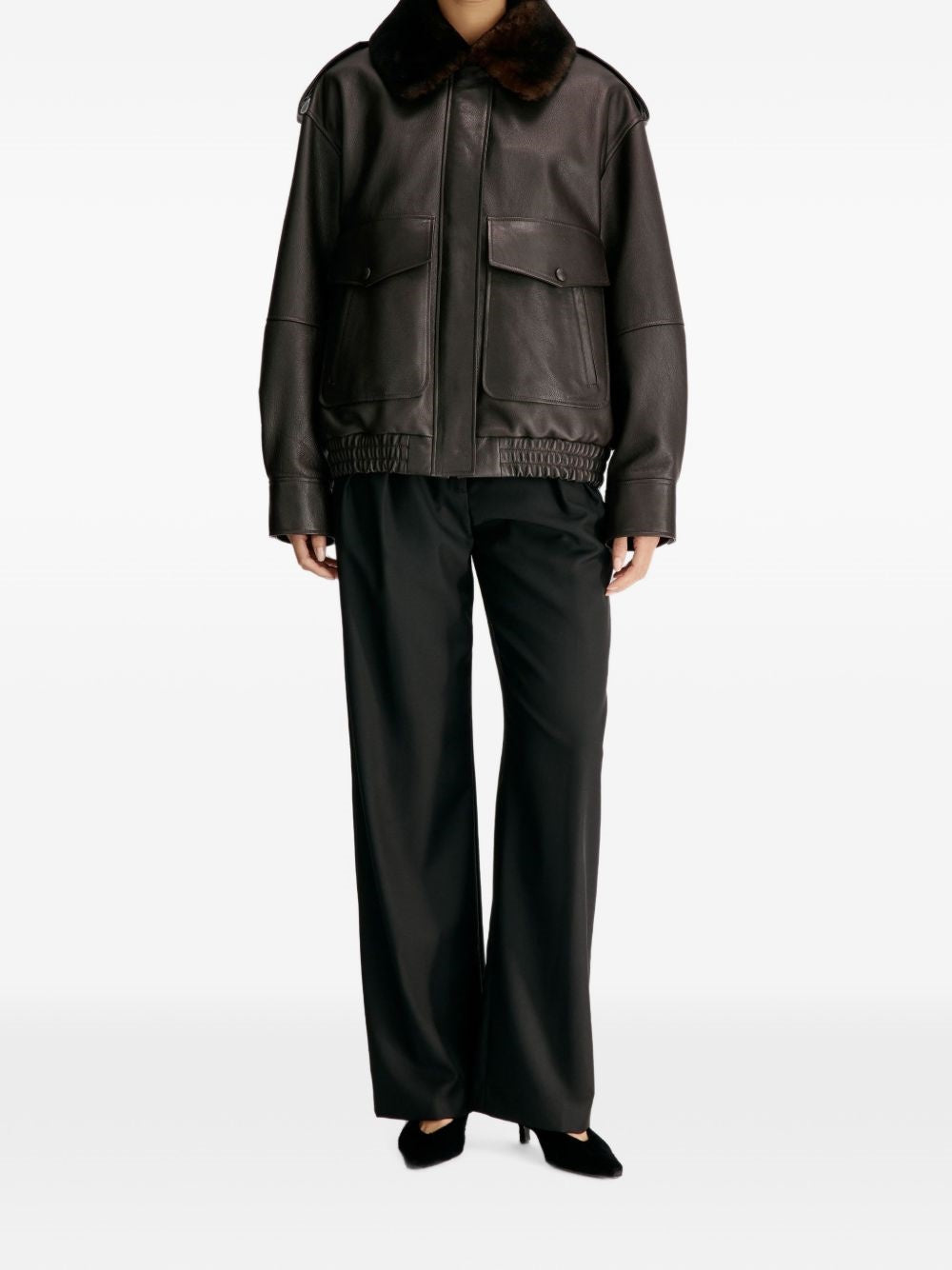 bomber russo donna marrone 
