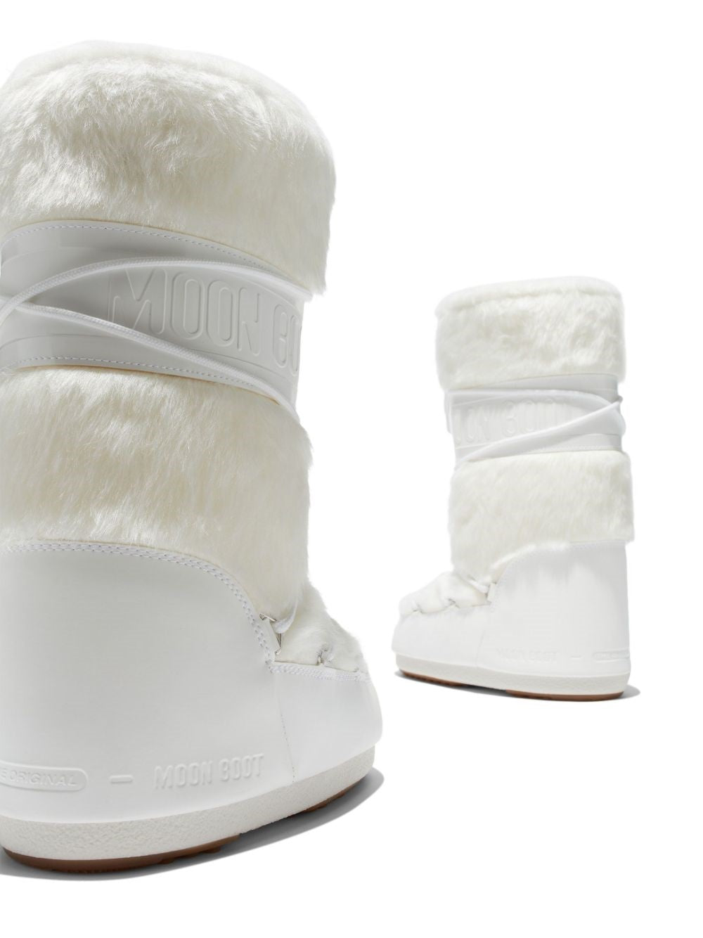 stivali icon faux fur donna bianchi 