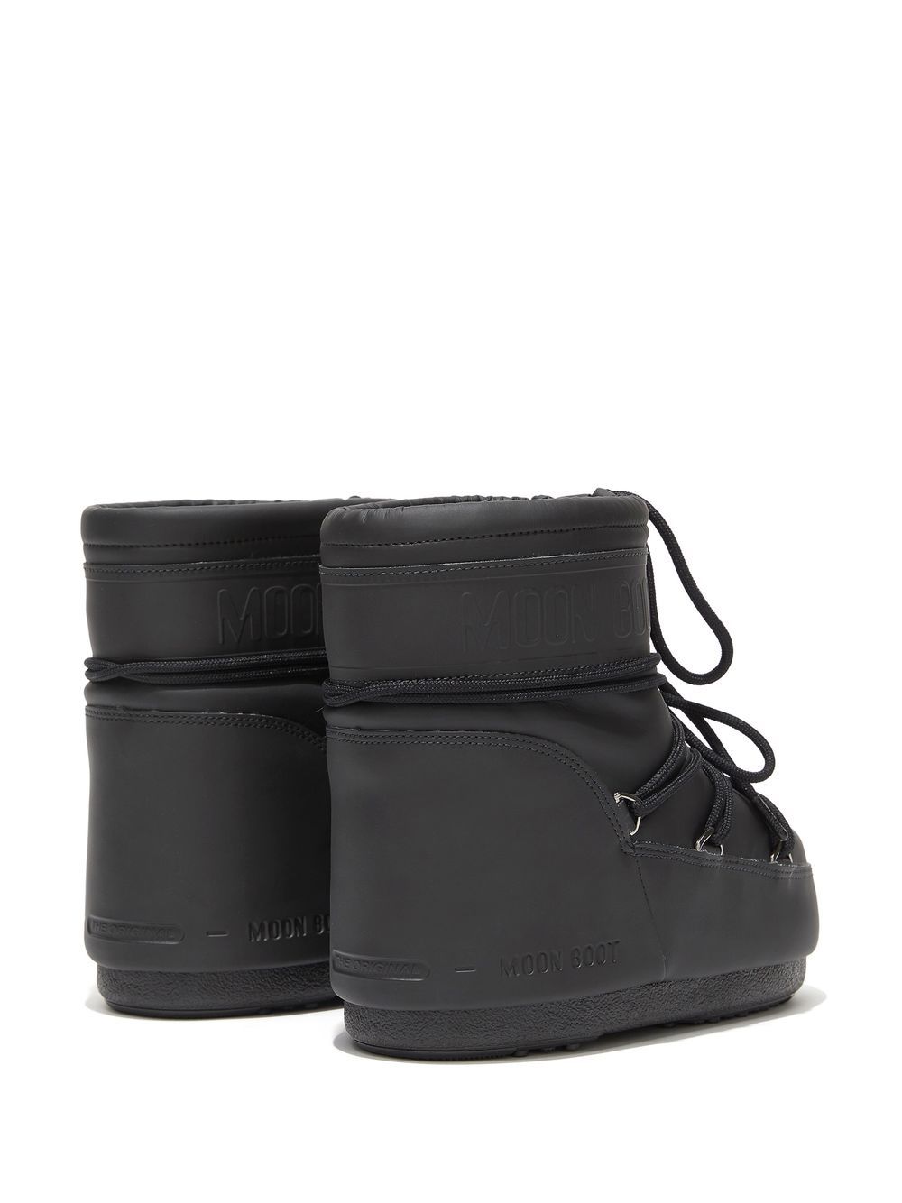 stivali icon low rubber donna neri 