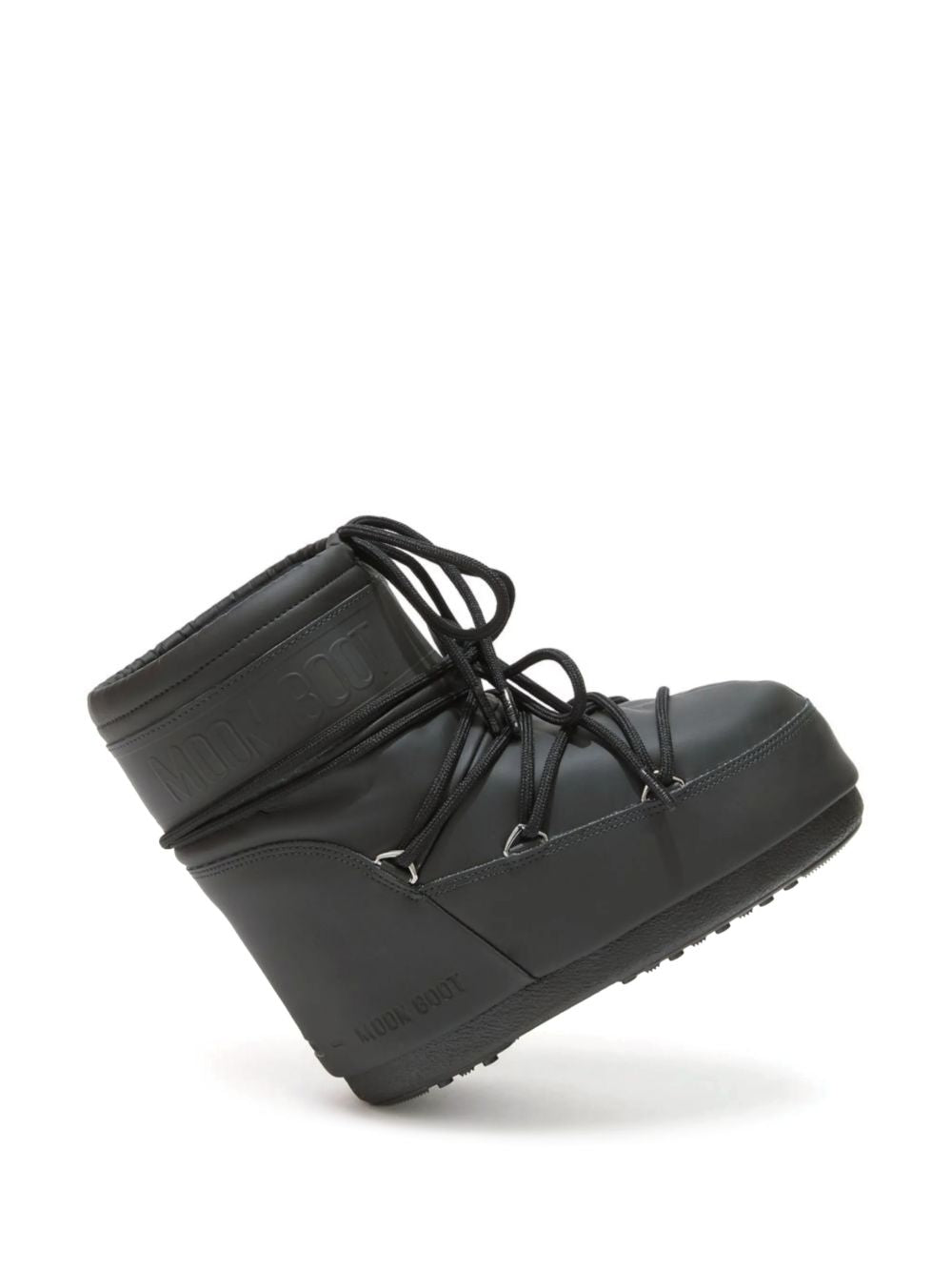 stivali icon low rubber donna neri 