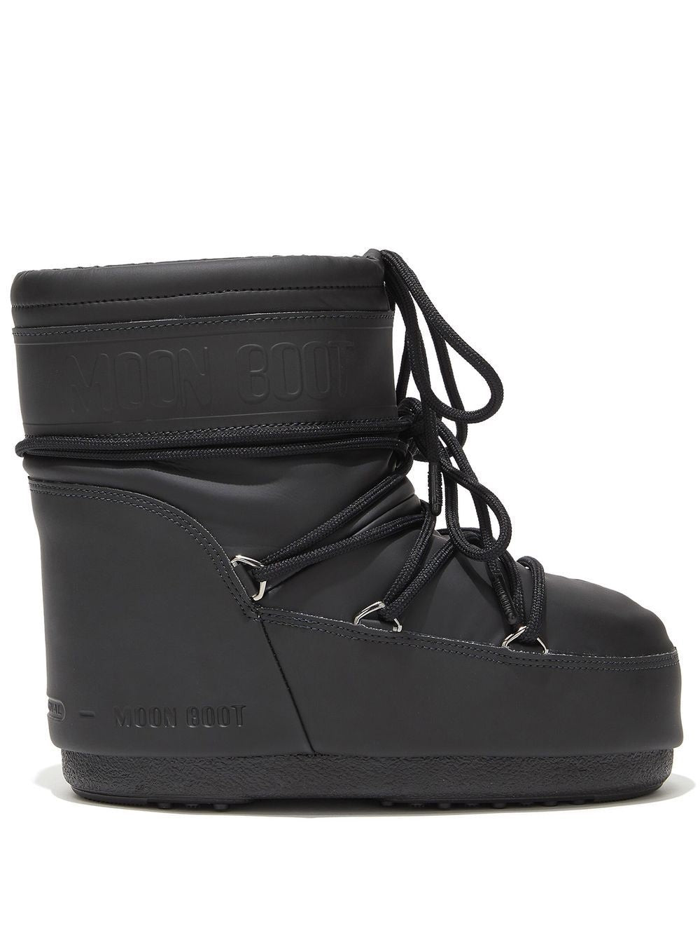 stivali icon low rubber donna neri 