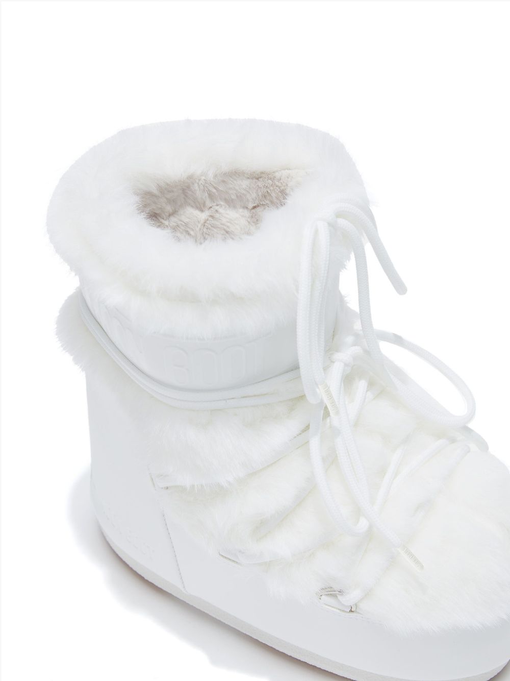 stivali icon low faux fur donna bianchi 