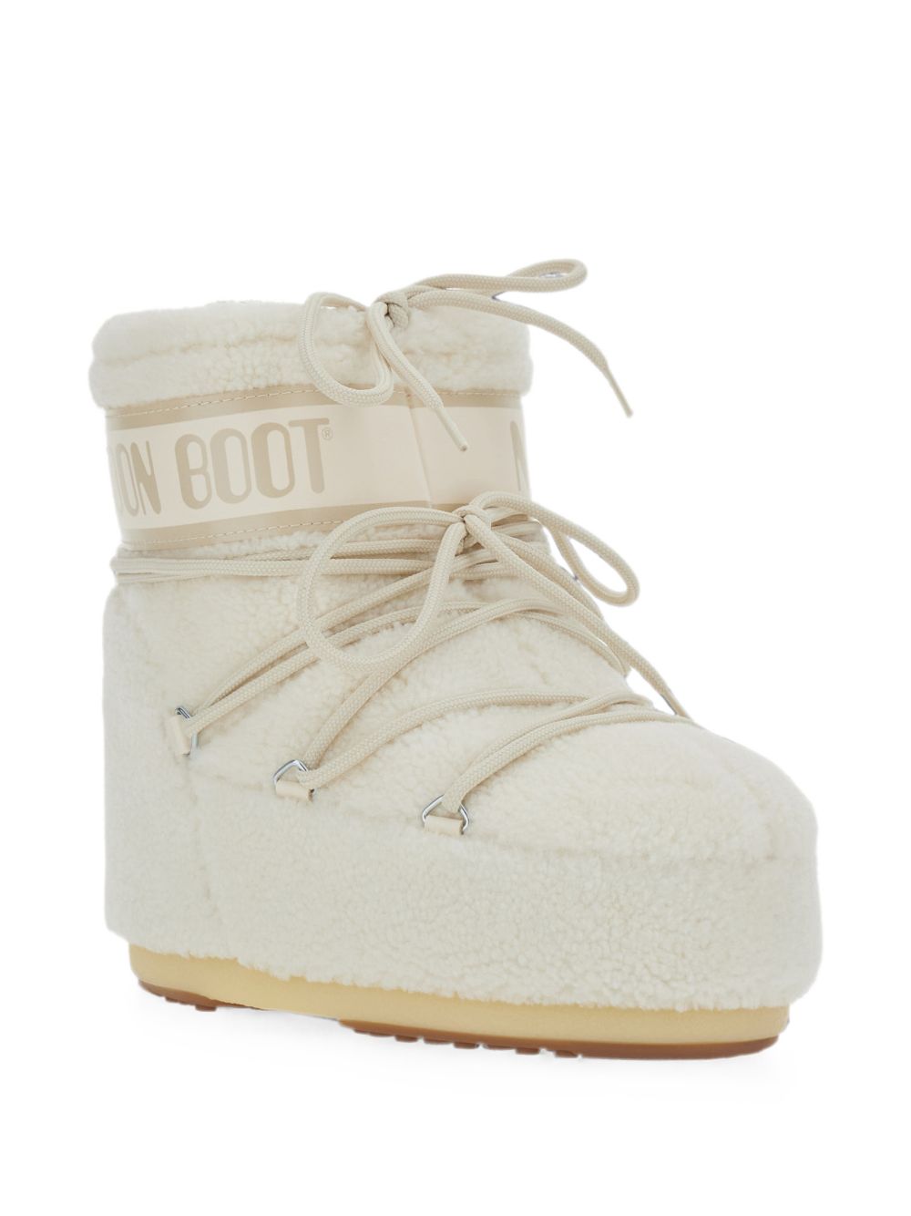 stivali icon low fleece donna bianchi 