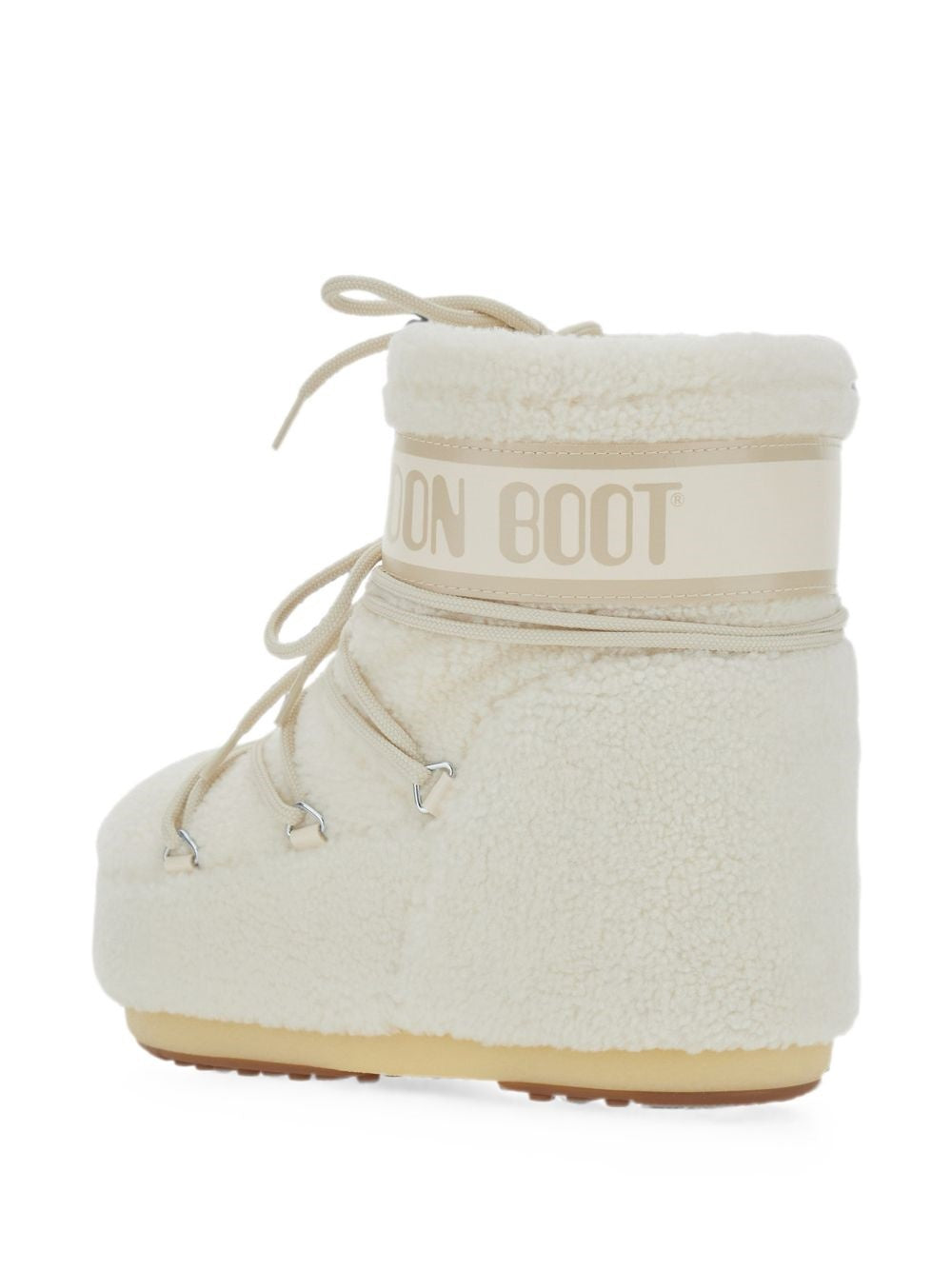 stivali icon low fleece donna bianchi 