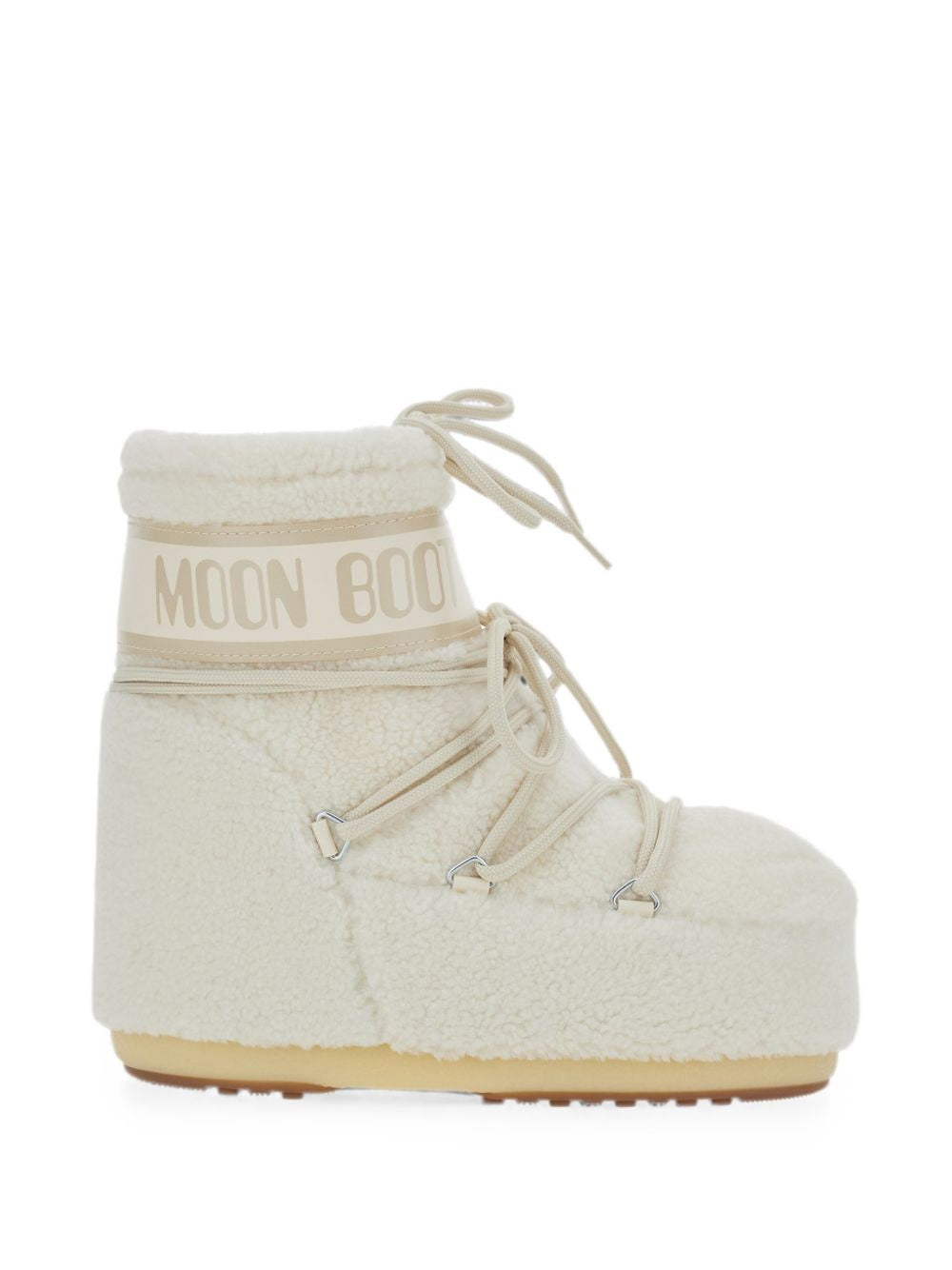 stivali icon low fleece donna bianchi 