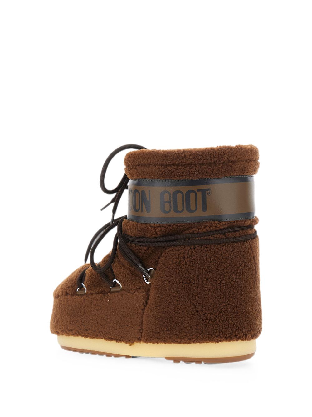 stivali icon low fleece donna marroni 