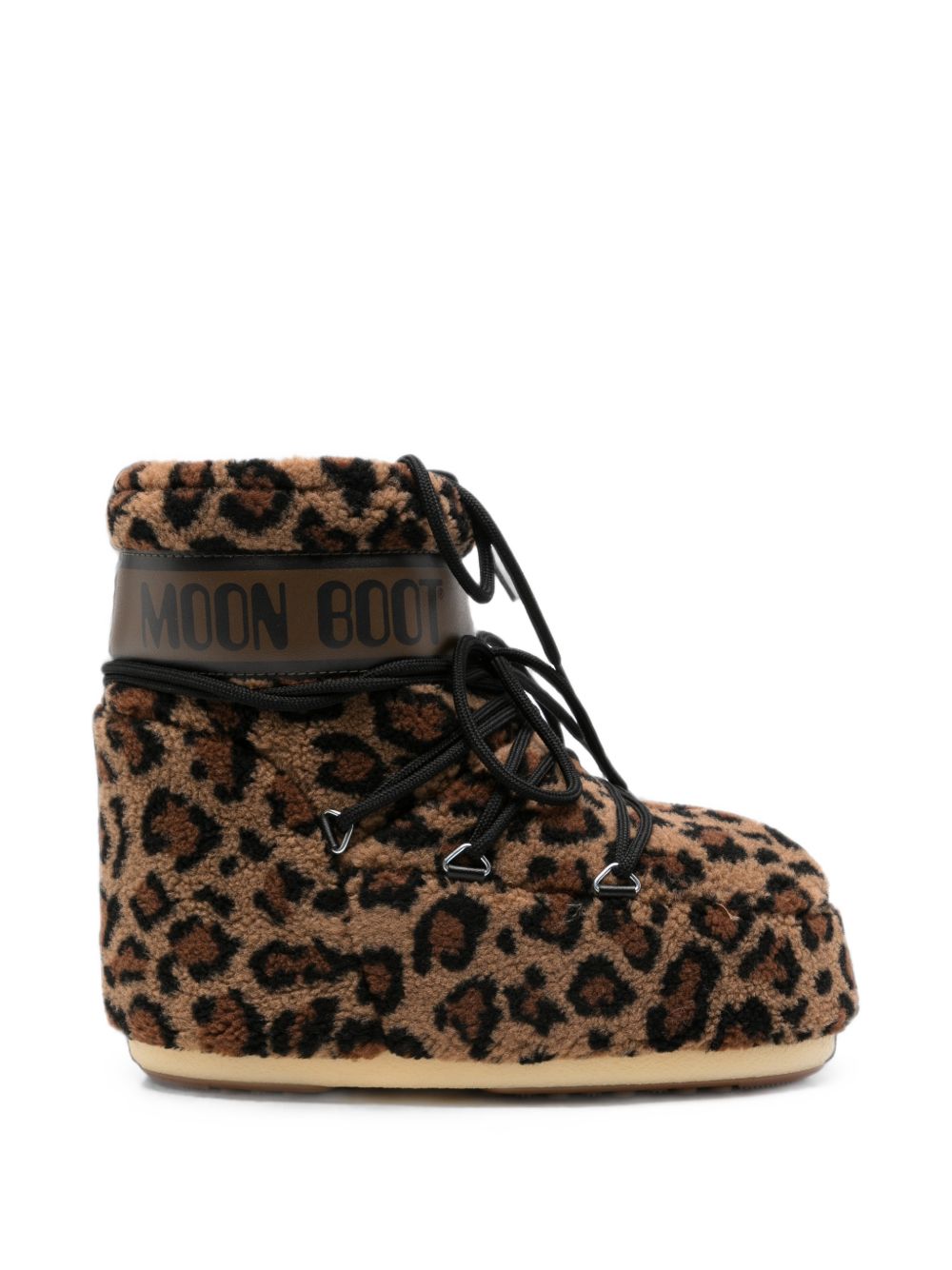 stivali icon low fleece donna marroni 