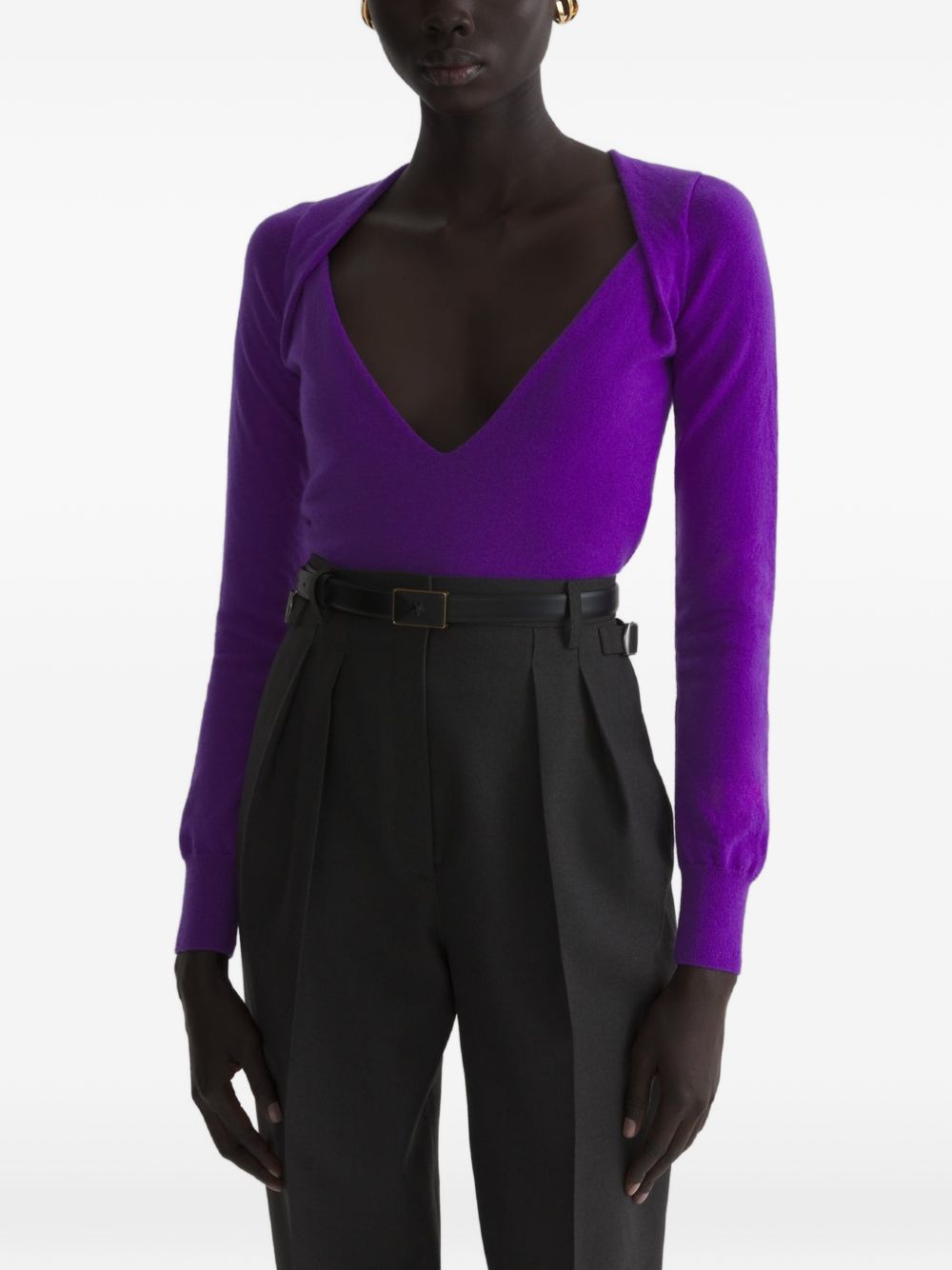 top v neck donna viola 