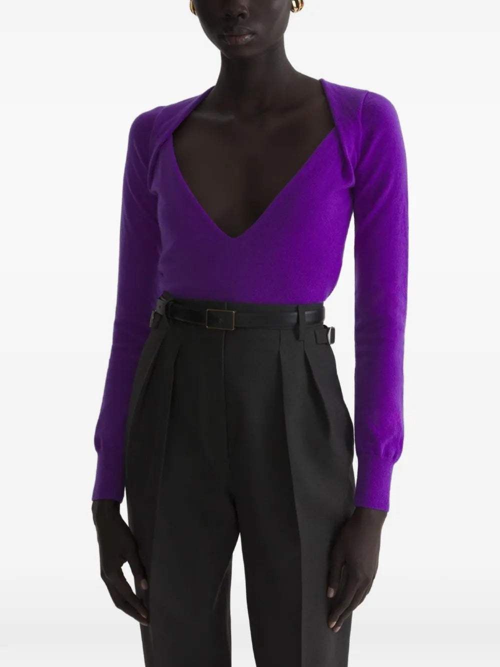 top v neck donna viola 