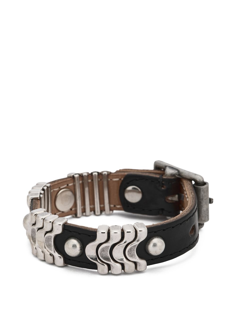 braccialetto wave uomo nero 
