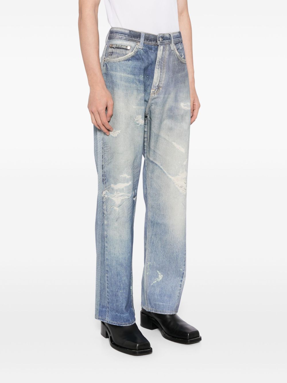 jeans third cut uomo blu 