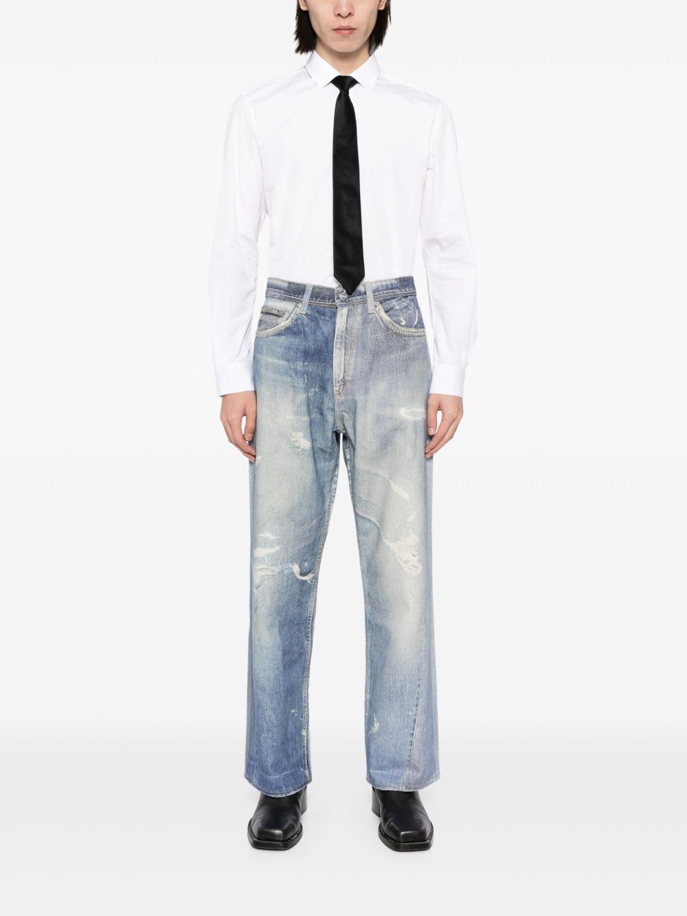 jeans third cut uomo blu 